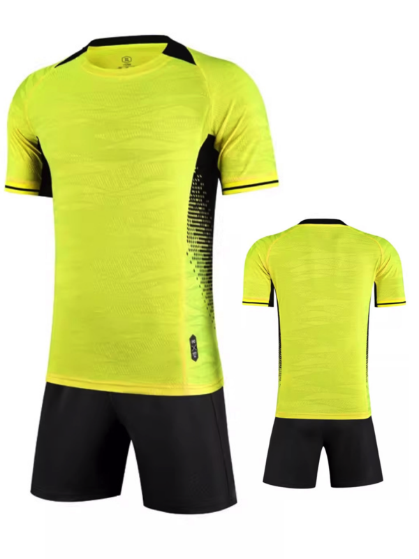 Детская игровая футбольная форма лайм Л
