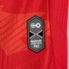 Красная игровая футбольная футболка лого п Волна