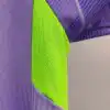 Мужская игровая футбольная футболка сиреневая Ф вставка